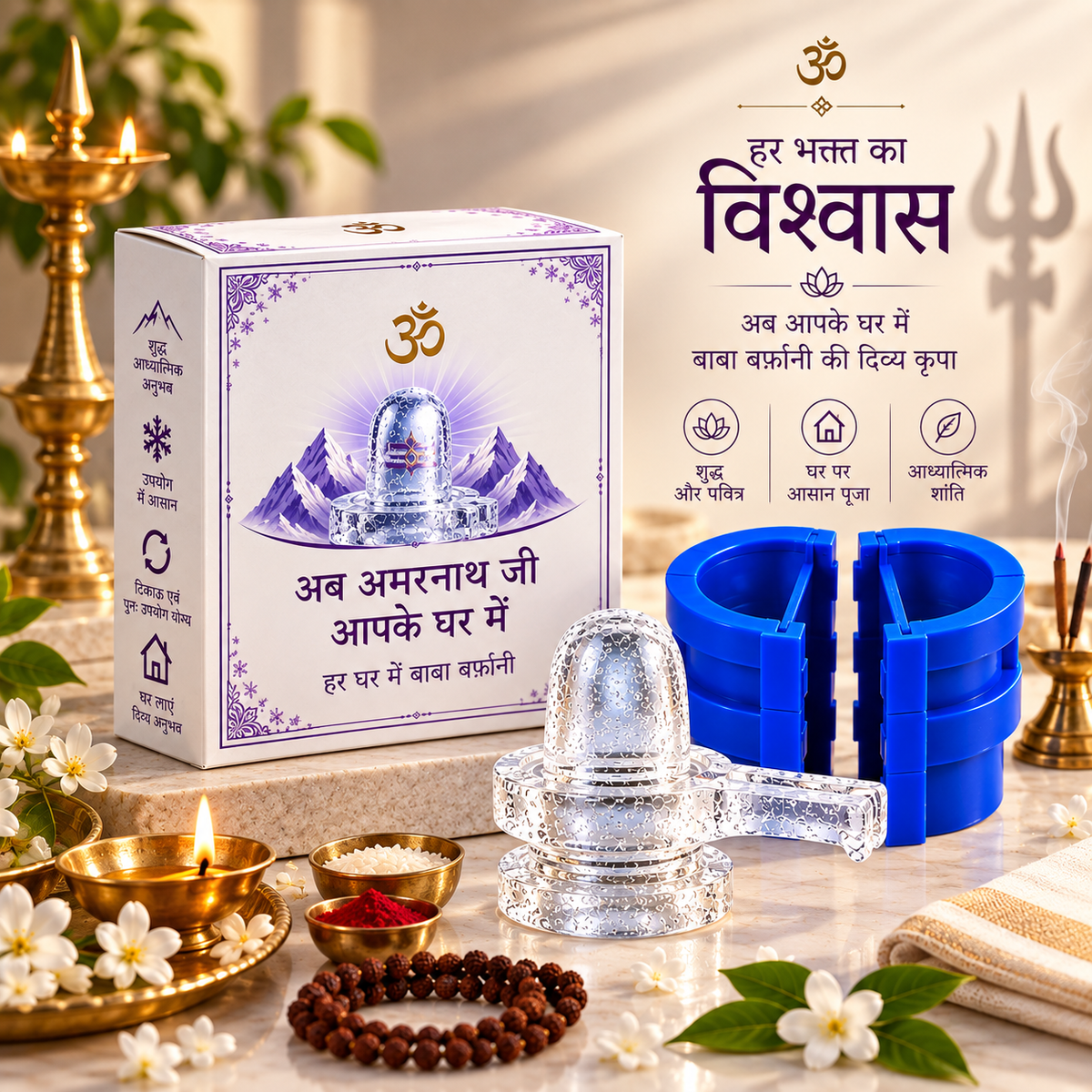Om Barfani – Barfani Mahadev Ice Shivling Kit